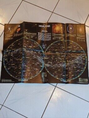 4/$40 National Geographic Star Map Poster